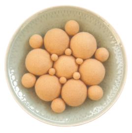 Viltbal 4cm zalm-beige