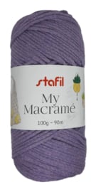 Macramé touw violet 100gr/90mtr.
