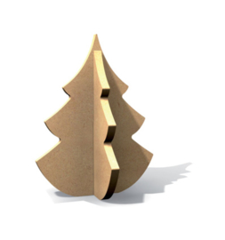 MDF kerstboom 19cm