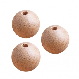 houten kraal blank 25mm 3 stuks