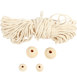 Mini creative kit 2 macramé kerststerren