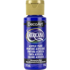 DecoArt Americana Acrylverf Ultramarine Blue