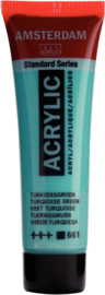 Talens Amsterdam acrylverf 20ml 661 turkooisgroen