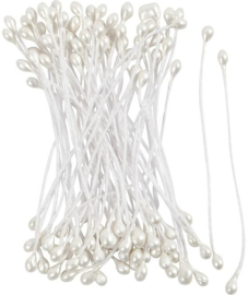 Meeldraden wit 100 stuks
