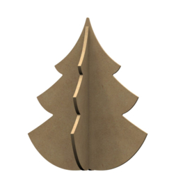 MDF figuur kerstboom 30cm