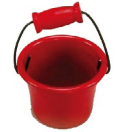 Miniatuur emmer rood