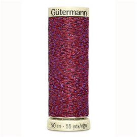 Gütermann metallic garen Donkerroze