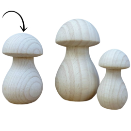 Houten paddenstoel 50x28mm