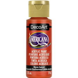 DecoArt Americana Acrylverf Warm Sunset