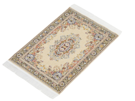 Vloerkleed 15x10cm beige