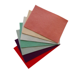Proefpakketje nieuwe kleuren wolvilt