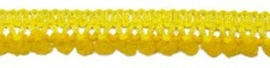 Mini pompomband geel