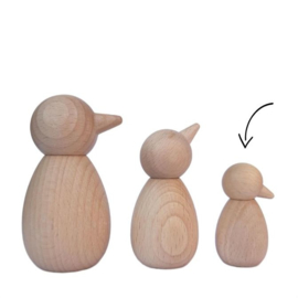 Houten vogel 58mm