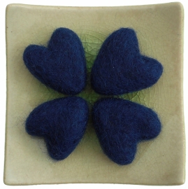 Hartje donkerblauw