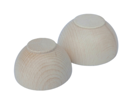 Houten schaaltje / kommetje 7cm.