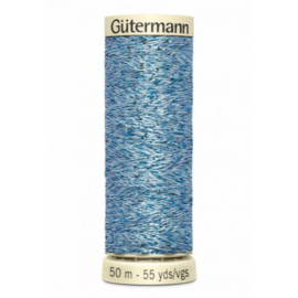 Gütermann metallic garen Blauw