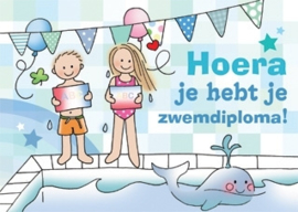 Kaart 'Zwemdiploma'