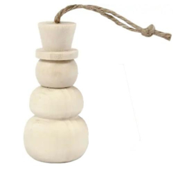 Sneeuwpop hanger 7,8cm