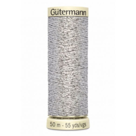 Gütermann metallic garen Zilver