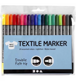 Textielstiften Primair 20 stuks