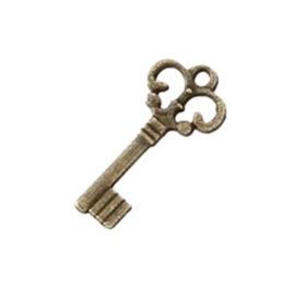 Miniatuur sleutel sierlijk
