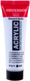 Talens Amsterdam acrylverf 20ml 505 ultramarijn licht