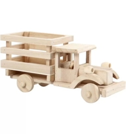 Houten truck 22 x 7,5 x 11cm