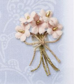 Miniatuur bloemetjes roze