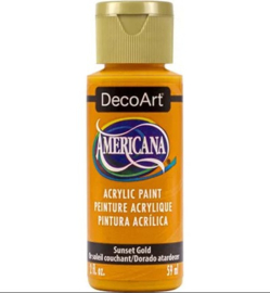 DecoArt Americana Acrylverf Sunset Gold