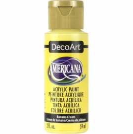 DecoArt Americana Acrylverf Banana Cream