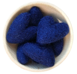 Hartje donkerblauw