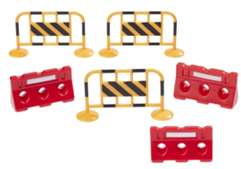 Miniatuur waarschuwingshekken