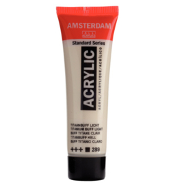 Talens Amsterdam acrylverf 20ml 289 titaanbuff licht