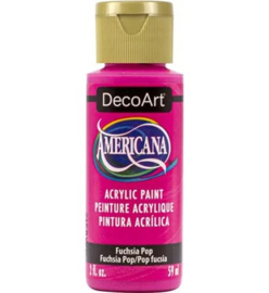 DecoArt Americana Acrylverf Fuchsia Pop