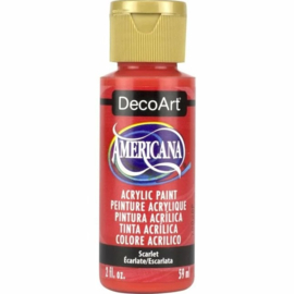 DecoArt Americana Acrylverf Scarlet