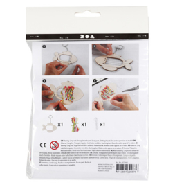 Mini Creative Kit Vis sleutelhanger