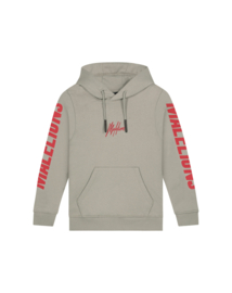 Malelions Junior Lective Hoodie Grey/Red