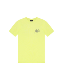 Malelions Junior Wave Graphic T-shirt Lime/Dark Slate
