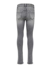 Only Jeans Konblush skinny raw jeans Grey