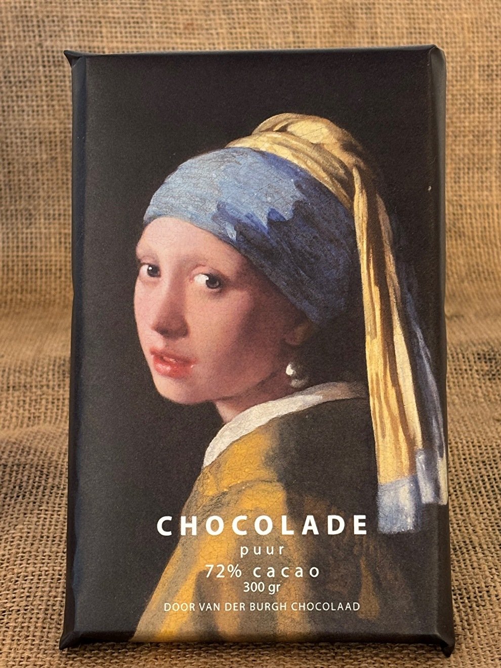 300 gram hemelse pure chocolade (meisje met de parel)