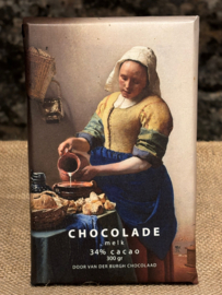 300 gram hemelse melkchocolade (melkmeisje)