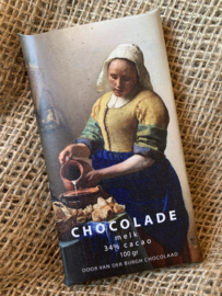 Romige melkchocolade 100 gr (34% cacao) Melkmeisje