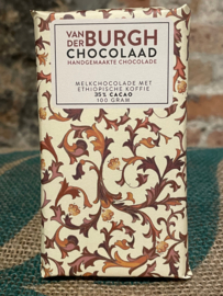 Hemelse melkchocolade met Ethiopische koffie