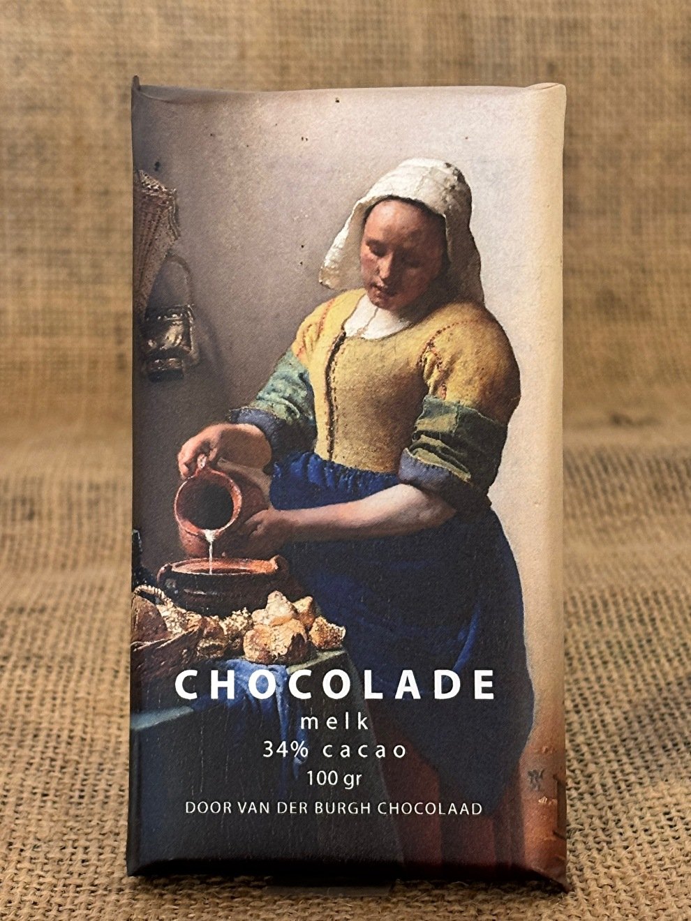 Hemelse melkchocolade (Melkmeisje van Vermeer)
