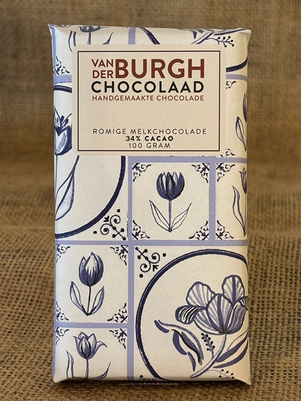 Hemelse melkchocolade Delfts blauw
