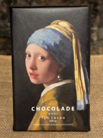 300 gram hemelse pure chocolade (meisje met de parel)