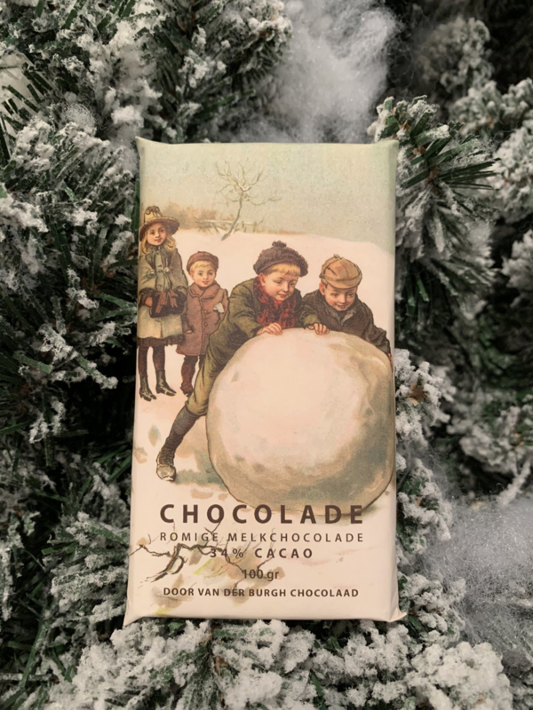 Romige fairtrade melkchocolade 100 gr (34% cacao)