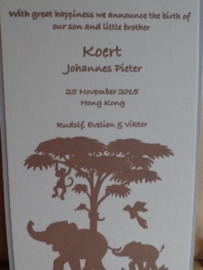 Letterpress savanne