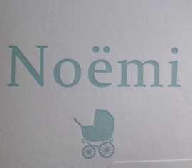 letterpress kinderwagen