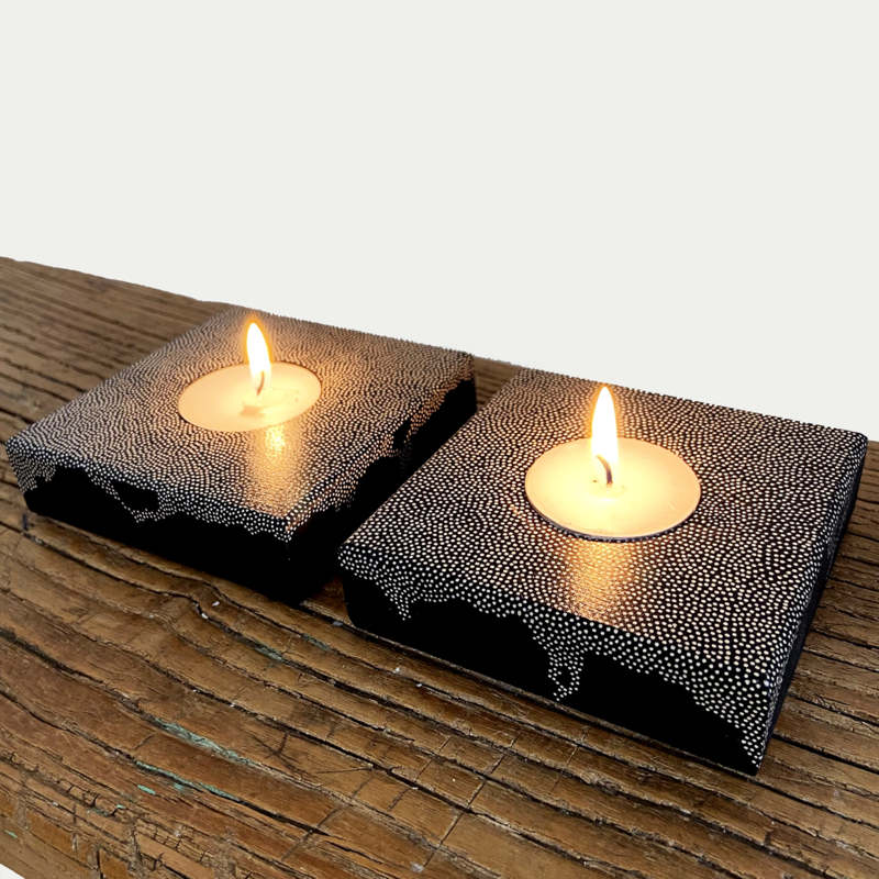 GROW candle holders.set   9 X 9 X 2,5 cm SOLD